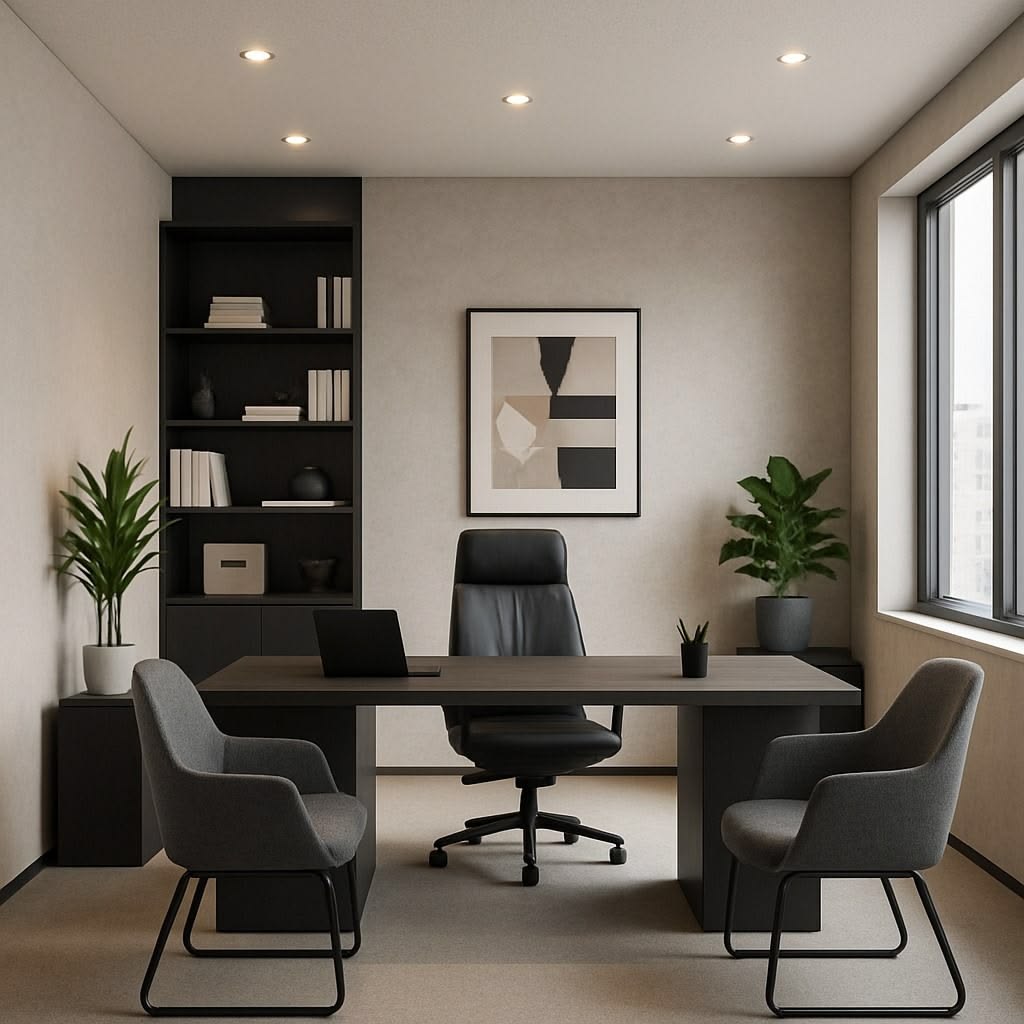 Modern office renovation Dubai