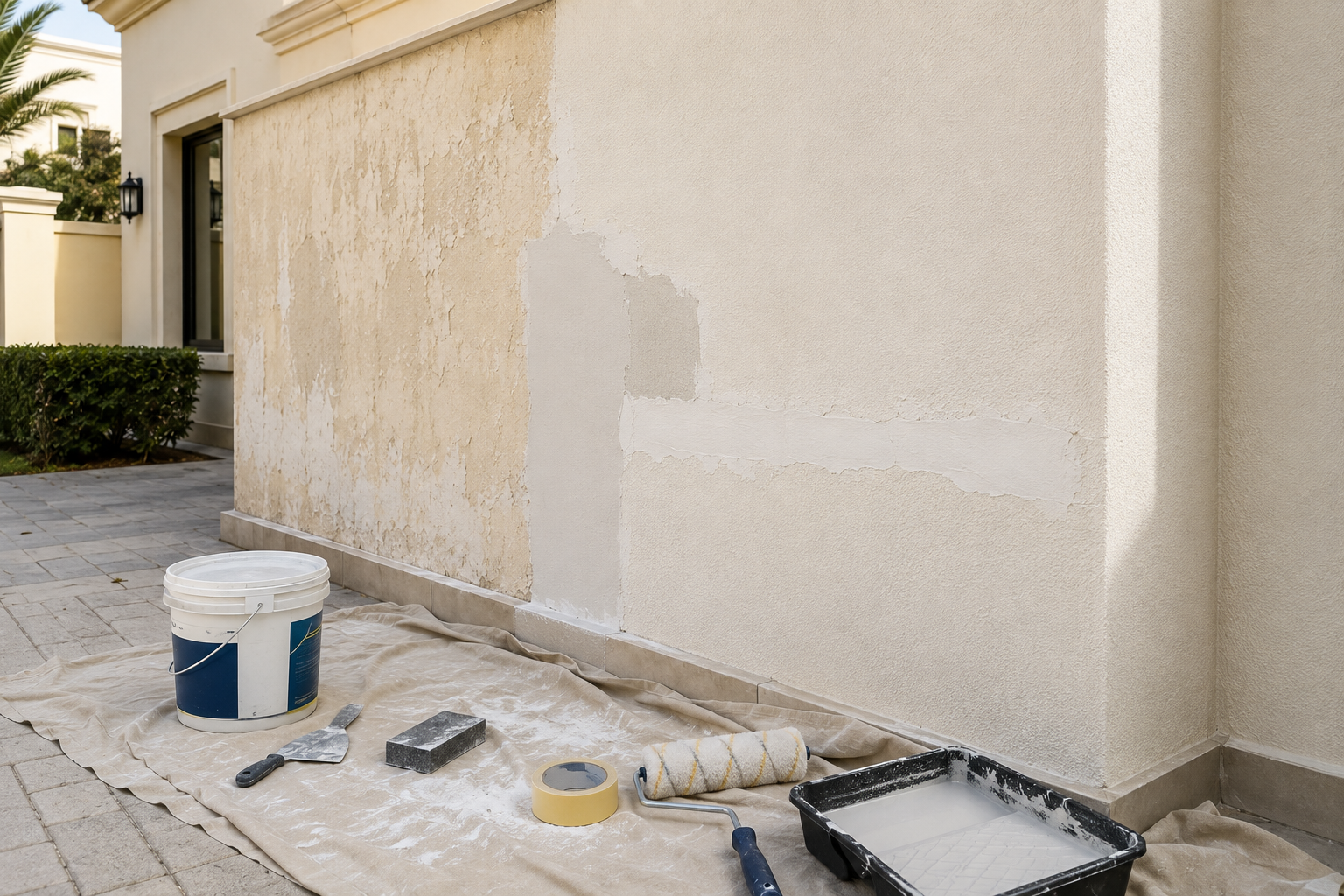 Professional exterior painter in Dubai